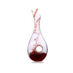 未标题-3_0005_Modern Swan-Inspired Crystal Wine Decanter
