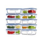 Square Glass Food Container