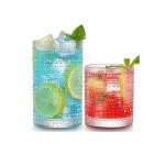 Decorative Wave Point Glass Cup