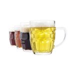 Crystal Clear Beer Mug with Thick Handle