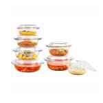 Glass Sauce Pot with Lid