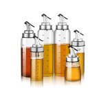 Round Glass Bottle for Olive Oil