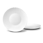 Striped Opal Glass Dome