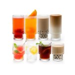 Textured Drinking Glass