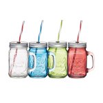 glass jar with lid clear design