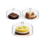 Glass Covered Cake Plate