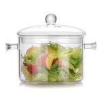 1.1 Heat-Resistant Glass Casserole Dish with Lid