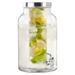 Classic Glass Beverage Dispenser with Spigot（2）