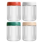 1.3 Wide Mouth Mason Jar for Food Storage