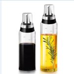 Various sizes of borosilicate glass vinegar bottles for kitchen organization - KINGSTAR GLASSWARE