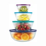 Stackable Glass Mixing Bowls Wholesale – Space-Saving Bulk Bowls for Distributors & Importers from KINGSTAR GLASSWARE