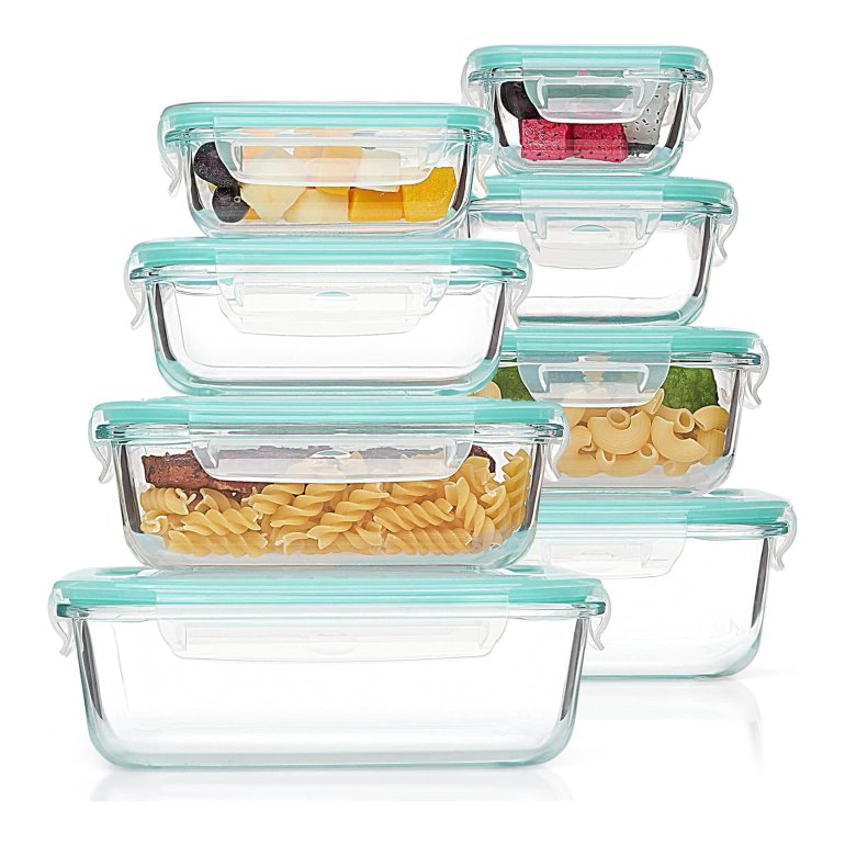 Glass Storage Containers That Sell Themselves – 8-Piece Set with Matching Lids, Bulk Supply from Qingdao