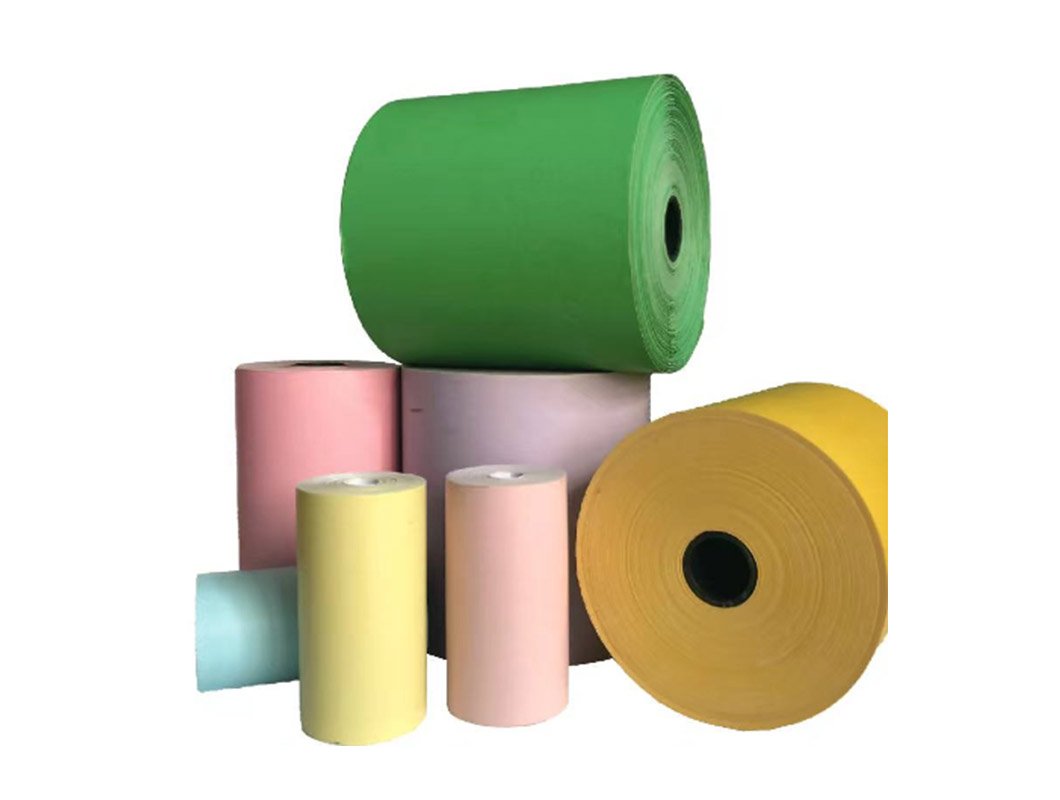 Colored thermal paper