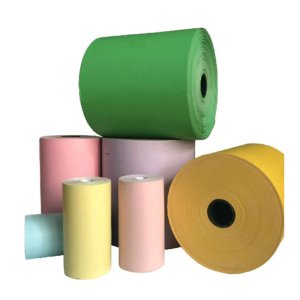 Colored thermal paper