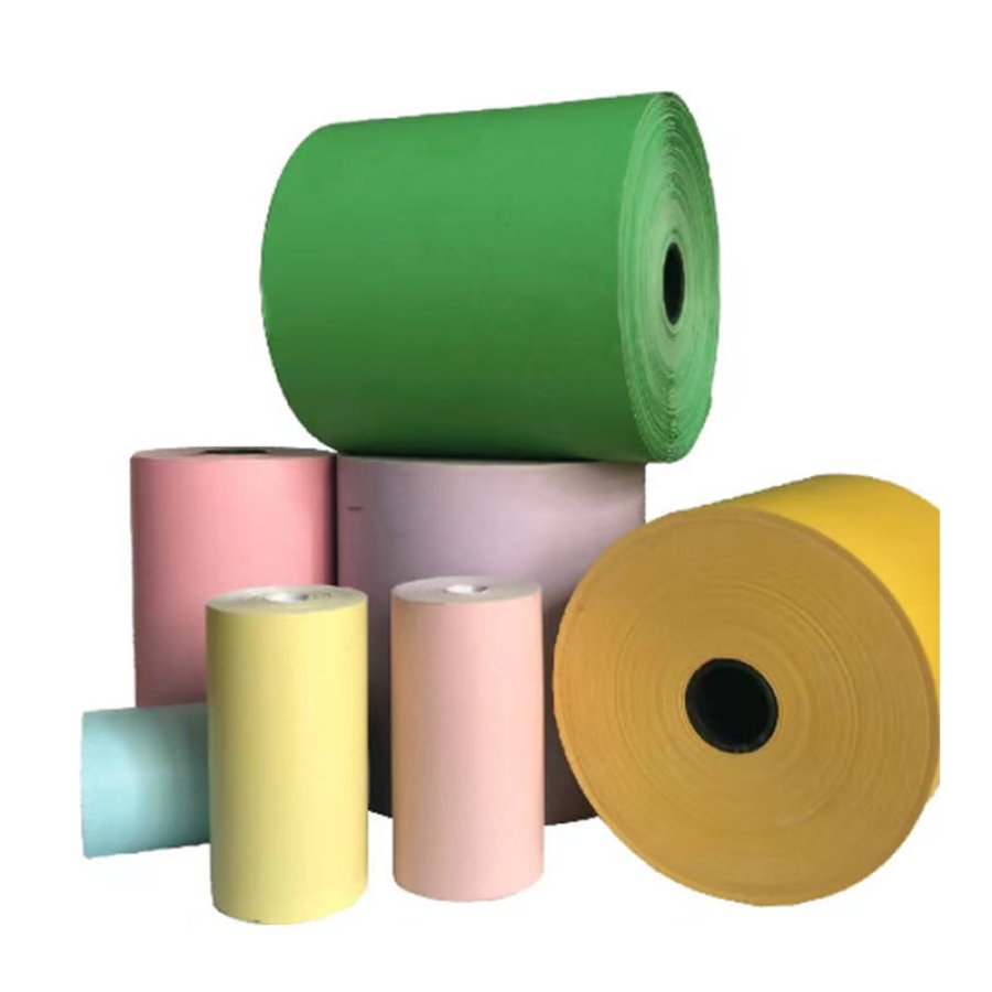 Colored thermal paper