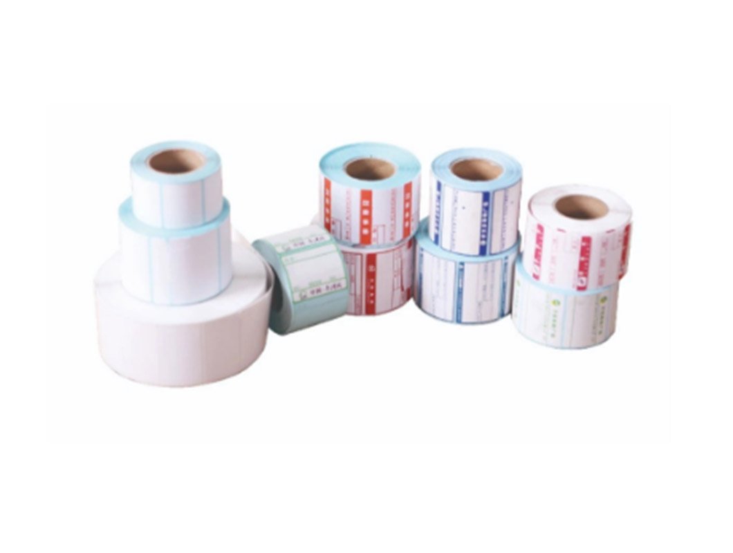 Roll-type self-adhesive barcode paper
