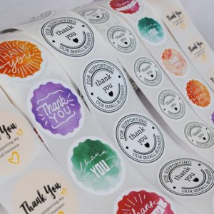 Roll-type self-adhesive barcode paper