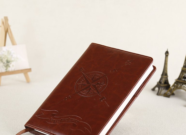 PU Leather Journal with Elastic Band and Ribbon Bookmark – OEM Manufacturer