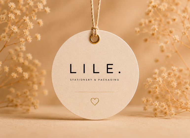 Custom Round Hang Tags | Private Label Packaging Solutions by LILE