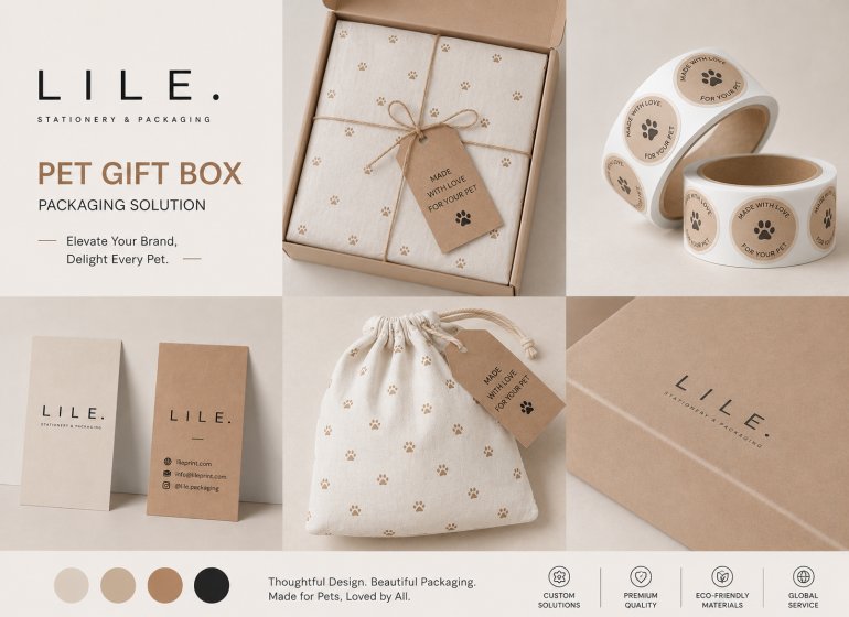 Custom Pet Gift Box Packaging Solution