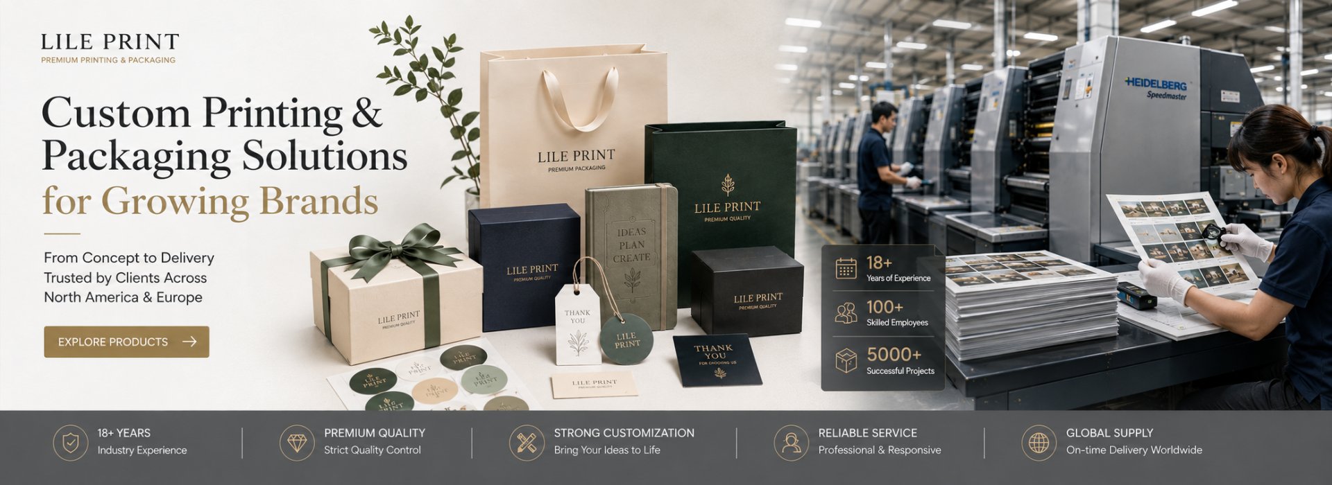 Custom Printing & Packaging Manufacturer