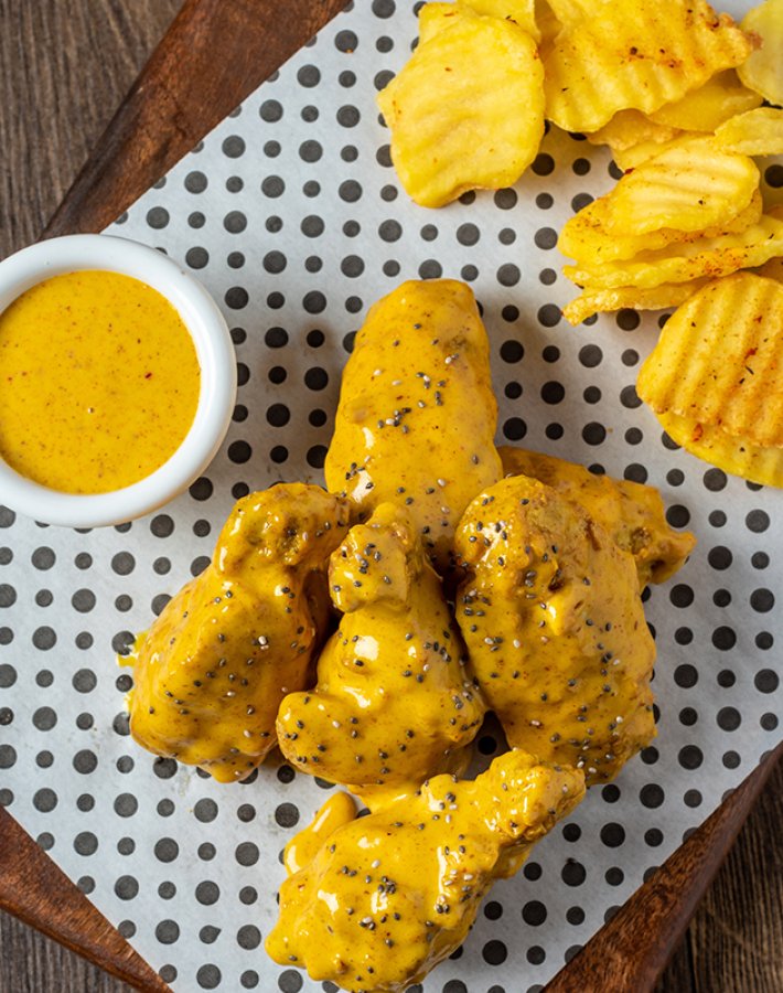 Korean Honey Mustard Fried Chicken Dipping Sauce  
