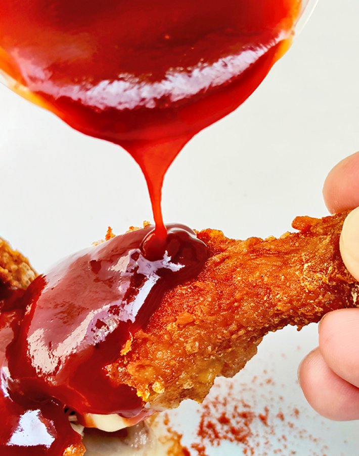 Super Spicy Korean Taste Fried Chicken Sauce  - 6 Bottles Pack 