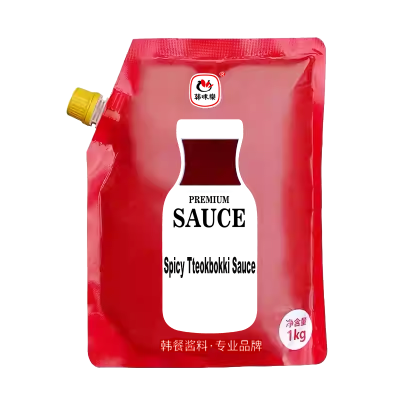 Hanmiro Brand Spicy Tteokbokki Sauce - 10 Pouches Pack  