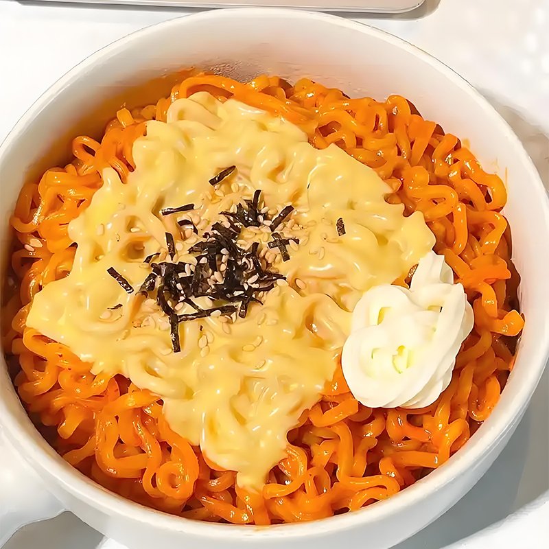 Korean Turkey Noodle Sauce   with eggs