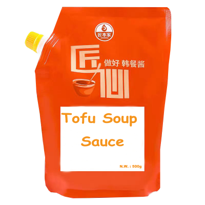 Korean Seafood Tofu Seasoning Sauce - 500 g 20 Pouches Pack