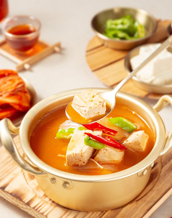 Korean Seafood Tofu Seasoning Sauce - 500 g 20 Pouches Pack