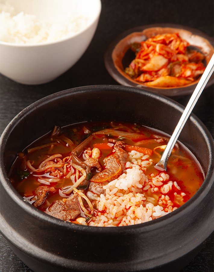 Korean Spicy Beef Broth Seasoning Sauce - 500 g 20 Pouches Pack