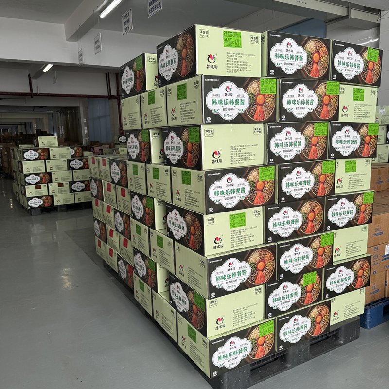 Colorful Cartons for Authentic Korean Bibimbap Sauce
