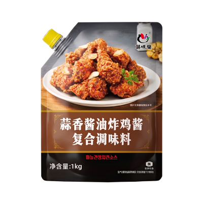 1.0 Pack Garlic Soy Sauce Fried Chicken Sauce