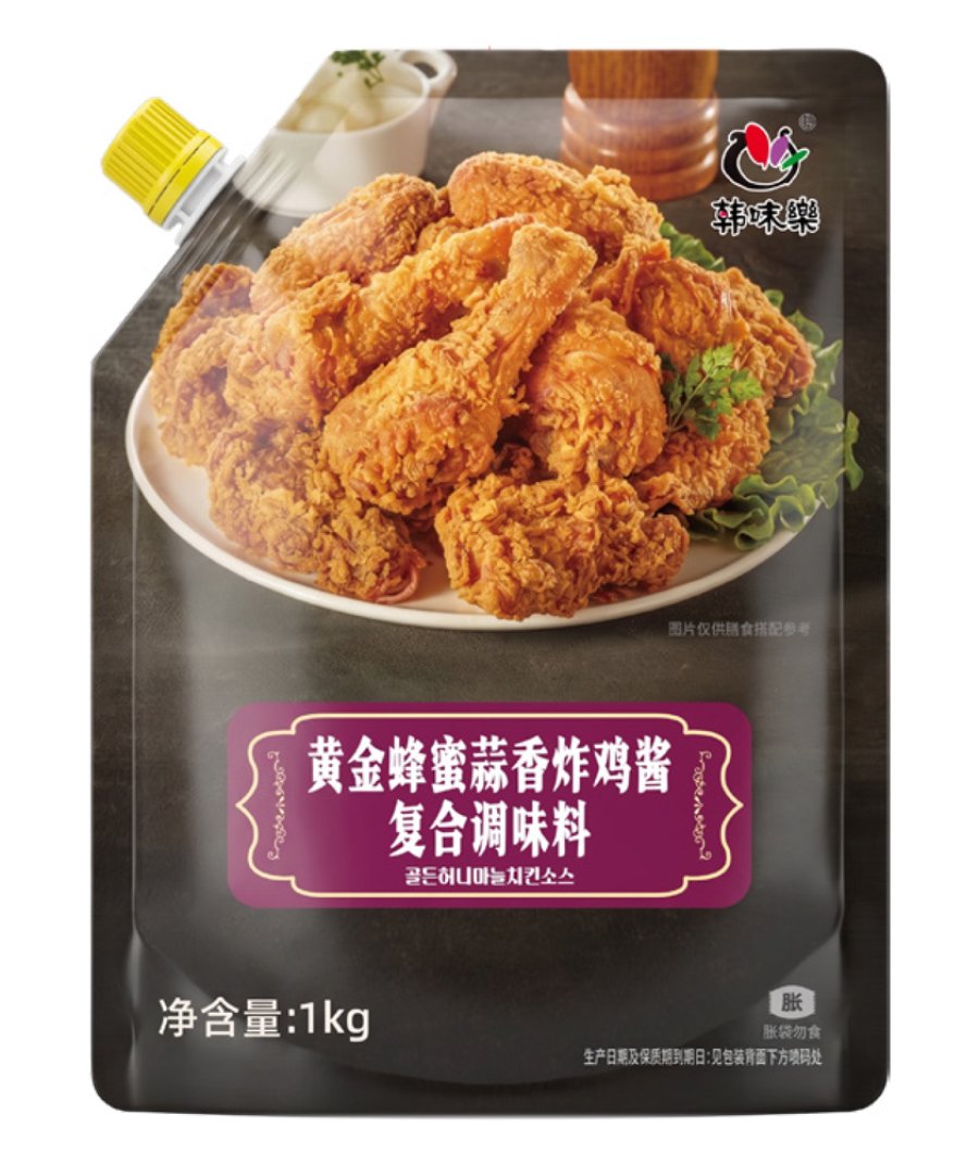  a rich honey-style sweetness with savory garlic notes to create a flavorful