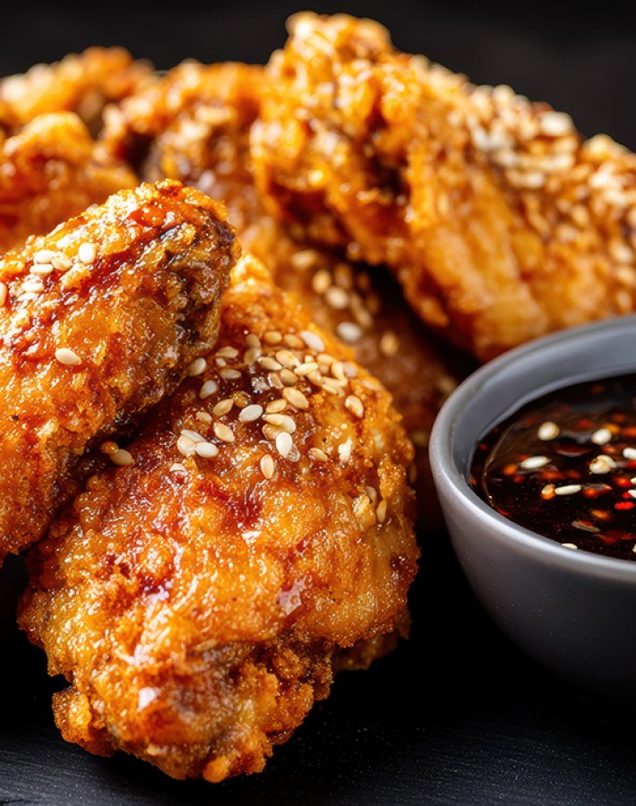 Pouch Pack Black Garlic Fried Chicken Sauce 