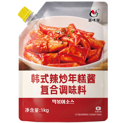 1.0kg Pouch Pack Korean Tteokbokki Sauce