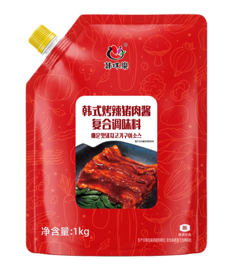 Pouch Pack Korean-Style Spicy Grilled Pork Sauce