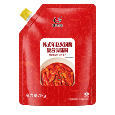 1.0kg Pouch Korean-Style Rice Cake Hot Pot sauce