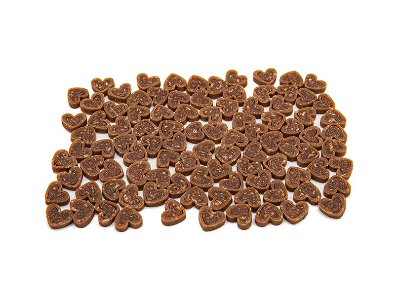 DC01D Beef heart shape sandwich dental snack