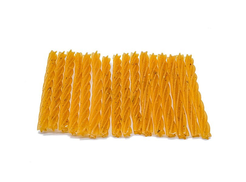 DC02B Pumpkin dental stick twist