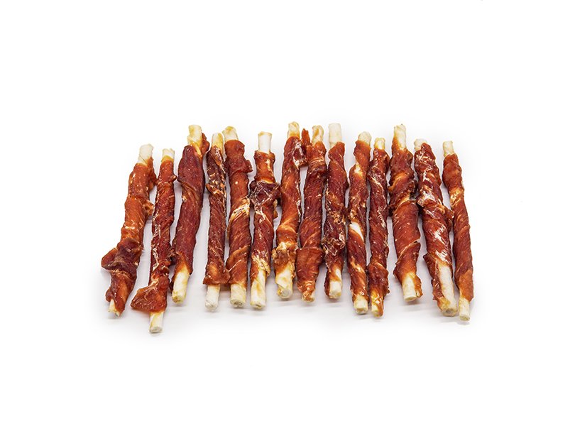 AD07D Duck wrap rawhide stick