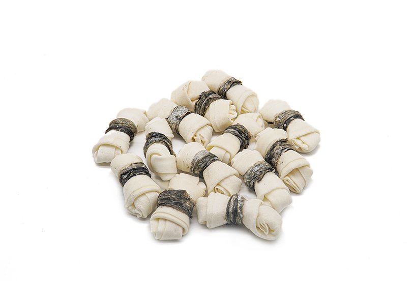 AF06A Codfish wrap rawhide bone