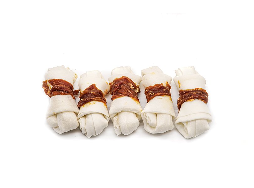 AD07F Duck wrap rawhide bone