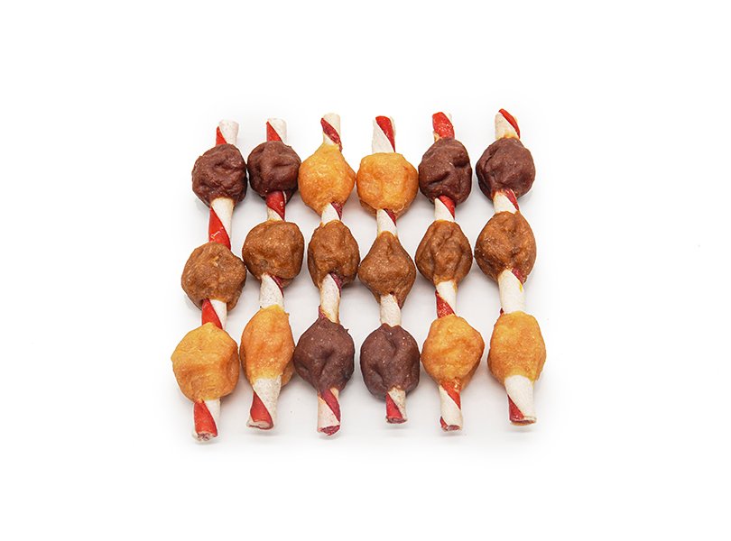 AD06D Duck and chicken、Fish wrap rawhide stick