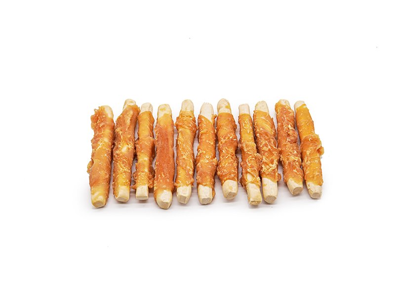 AC08D Chicken with rawhide stick