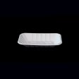 compostable sugarcane tray for lunch