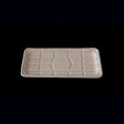 Thin tray with bite-sized pastries