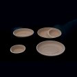 Catering-ready 850ML-2 oval bowl packaging