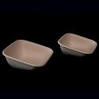 Angled bowl for layered meals
